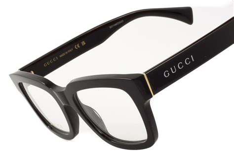 gucci gg1138o-001 black square unisex eyeglasses|Gucci GG1138O Eyeglasses .